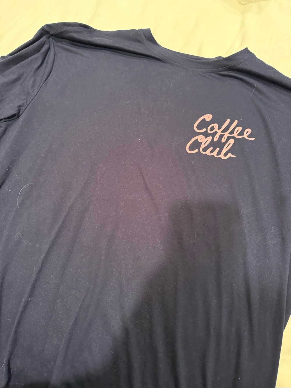 Coffee Club women’s Navy Graphic T-Shirt
